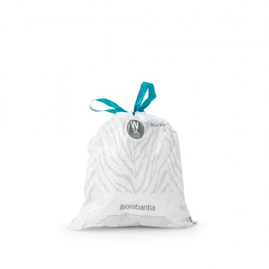 Торба за кош Brabantia PerfectFit NewIcon N размер W, 5L, 40 броя, пакет Торба за кош Brabantia PerfectFit NewIcon N размер W, 5L, 40 броя, пакет
