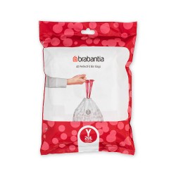 Торба за кош Brabantia PerfectFit NewIcon N размер Y, 20L, 40 броя, пакет