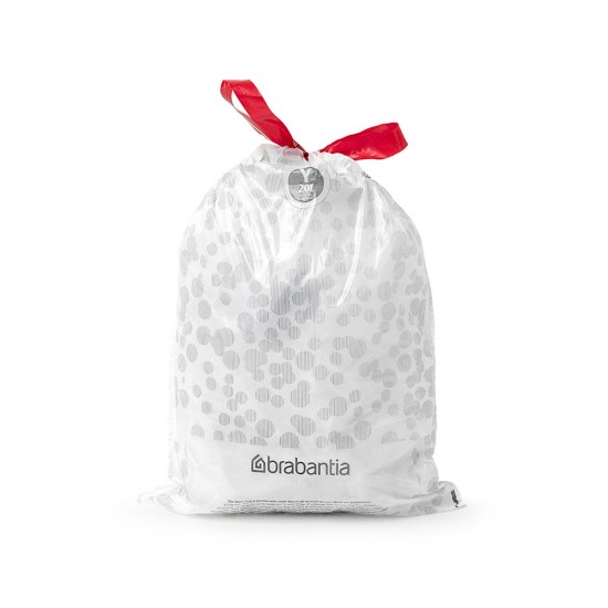 Торба за кош Brabantia PerfectFit NewIcon N размер Y, 20L, 40 броя, пакет Торба за кош Brabantia PerfectFit NewIcon N размер Y, 20L, 40 броя, пакет