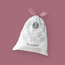 Торба за кош Brabantia PerfectFit NewIcon размер V, 3L, 40 броя, пакет