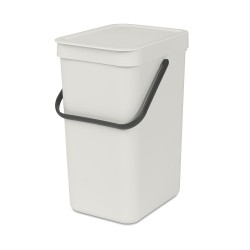 Кош за смет за разделно събиране Brabantia Sort&Go 12L, Light Grey