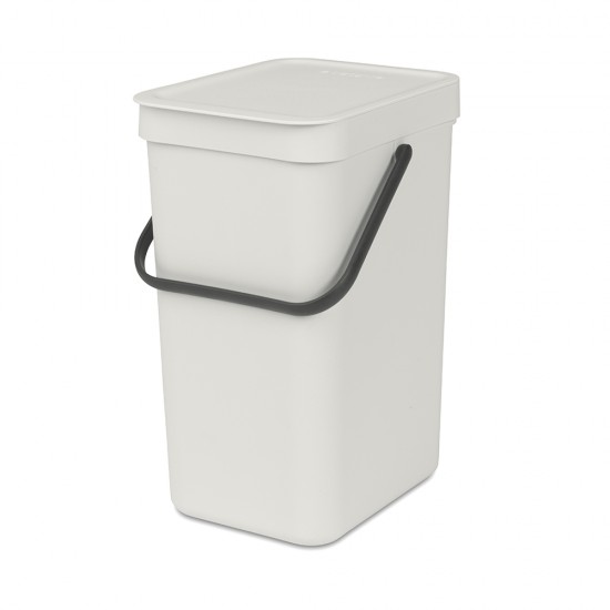 Кош за смет за разделно събиране Brabantia Sort&Go 12L, Light Grey Кош за смет за разделно събиране Brabantia Sort&Go 12L, Light Grey