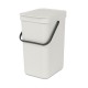 Кош за смет за разделно събиране Brabantia Sort&Go 12L, Light Grey Кош за смет за разделно събиране Brabantia Sort&Go 12L, Light Grey