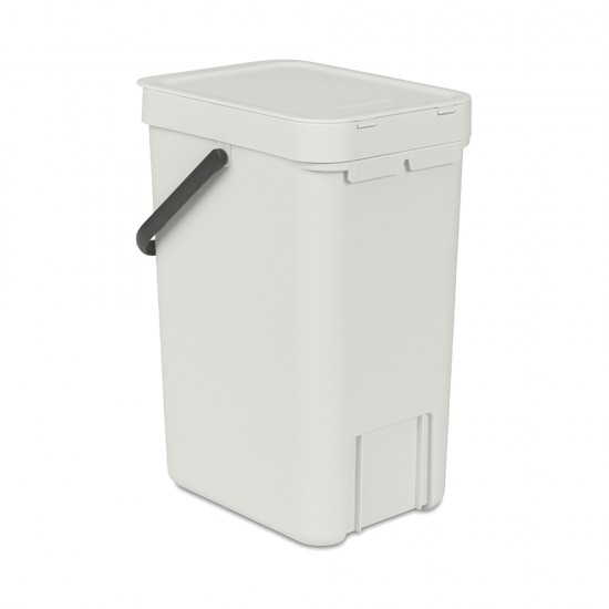 Кош за смет за разделно събиране Brabantia Sort&Go 12L, Light Grey Кош за смет за разделно събиране Brabantia Sort&Go 12L, Light Grey