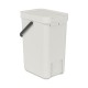 Кош за смет за разделно събиране Brabantia Sort&Go 12L, Light Grey Кош за смет за разделно събиране Brabantia Sort&Go 12L, Light Grey
