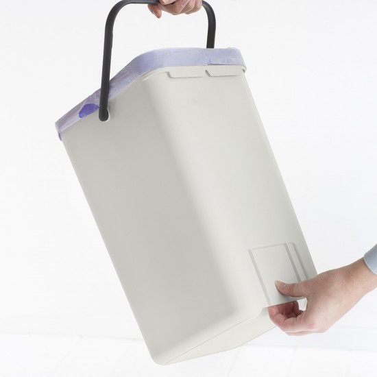 Кош за смет за разделно събиране Brabantia Sort&Go 12L, Light Grey Кош за смет за разделно събиране Brabantia Sort&Go 12L, Light Grey