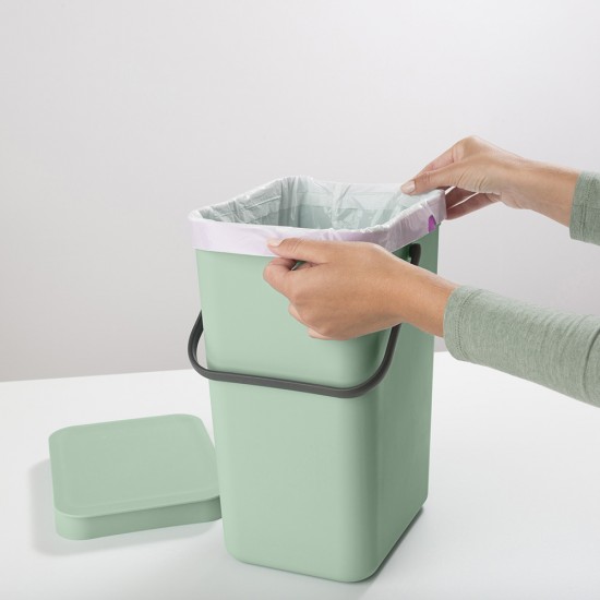 Кош за смет за разделно събиране Brabantia Sort&Go 12L, Jade Green
