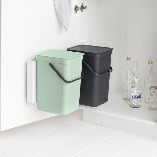 Кош за смет за разделно събиране Brabantia Sort&Go 2x12L, Dark Grey & Jade Green Кош за смет за разделно събиране Brabantia Sort&Go 2x12L, Dark Grey & Jade Green