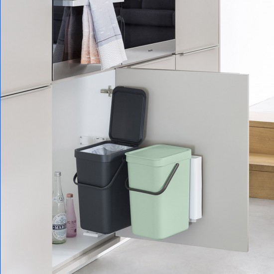 Кош за смет за разделно събиране Brabantia Sort&Go 2x12L, Dark Grey & Jade Green Кош за смет за разделно събиране Brabantia Sort&Go 2x12L, Dark Grey & Jade Green