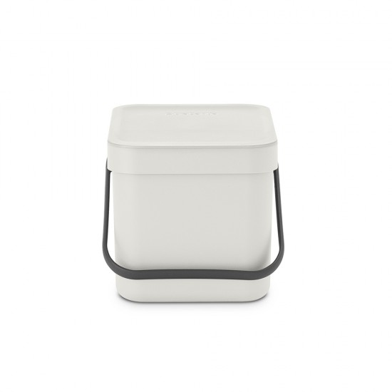 Кош за смет за разделно събиране Brabantia Sort&Go 6L, Light Grey Кош за смет за разделно събиране Brabantia Sort&Go 6L, Light Grey