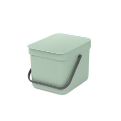 Кош за смет за разделно събиране Brabantia Sort&Go 6L, Jade Green