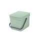 Кош за смет за разделно събиране Brabantia Sort&Go 6L, Jade Green Кош за смет за разделно събиране Brabantia Sort&Go 6L, Jade Green