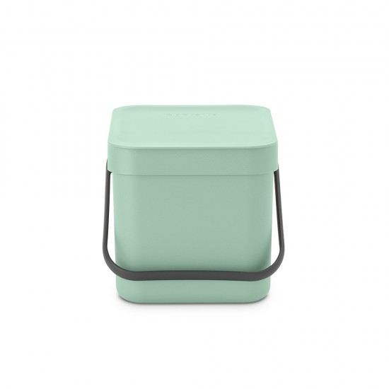 Кош за смет за разделно събиране Brabantia Sort&Go 6L, Jade Green Кош за смет за разделно събиране Brabantia Sort&Go 6L, Jade Green