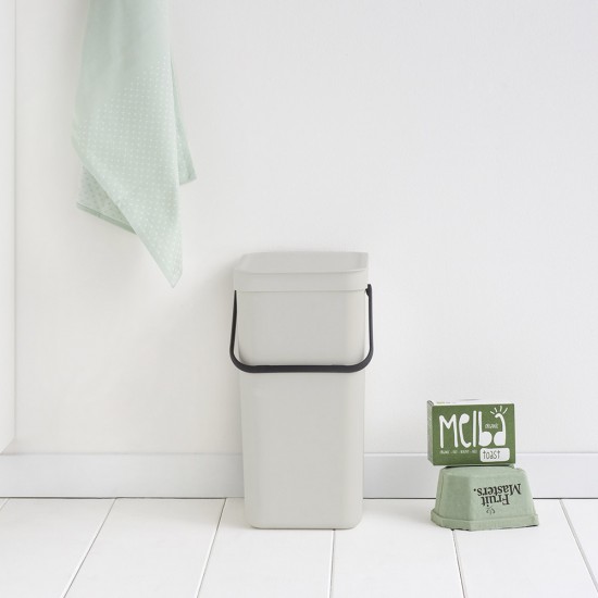 Кош за смет за разделно събиране Brabantia Sort&Go 16L, Light Grey Кош за смет за разделно събиране Brabantia Sort&Go 16L, Light Grey