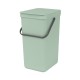 Кош за смет за разделно събиране Brabantia Sort&Go 16L, Jade Green Кош за смет за разделно събиране Brabantia Sort&Go 16L, Jade Green