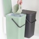 Кош за смет за разделно събиране Brabantia Sort&Go 2x16L, Dark Grey & Jade Green Кош за смет за разделно събиране Brabantia Sort&Go 2x16L, Dark Grey & Jade Green
