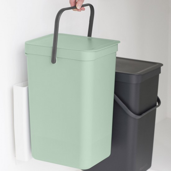 Кош за смет за разделно събиране Brabantia Sort&Go 2x16L, Dark Grey & Jade Green Кош за смет за разделно събиране Brabantia Sort&Go 2x16L, Dark Grey & Jade Green