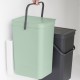 Кош за смет за разделно събиране Brabantia Sort&Go 2x16L, Dark Grey & Jade Green Кош за смет за разделно събиране Brabantia Sort&Go 2x16L, Dark Grey & Jade Green
