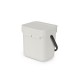 Кош за смет за разделно събиране Brabantia Sort&Go 3L, Light Grey Кош за смет за разделно събиране Brabantia Sort&Go 3L, Light Grey