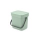 Кош за смет за разделно събиране Brabantia Sort&Go 3L, Jade Green Кош за смет за разделно събиране Brabantia Sort&Go 3L, Jade Green