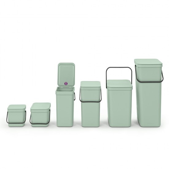 Кош за смет за разделно събиране Brabantia Sort&Go 3L, Jade Green Кош за смет за разделно събиране Brabantia Sort&Go 3L, Jade Green