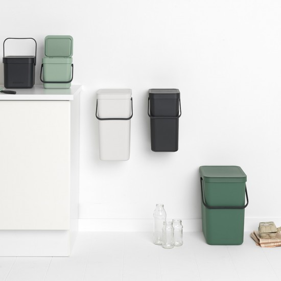 Кош за смет за разделно събиране Brabantia Sort&Go 3L, Jade Green Кош за смет за разделно събиране Brabantia Sort&Go 3L, Jade Green