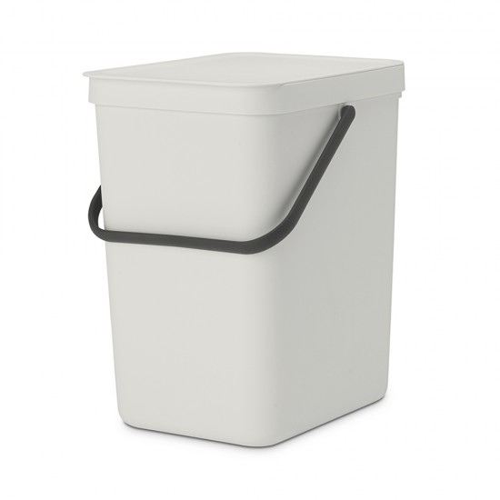 Кош за смет за разделно събиране Brabantia Sort&Go 25L, Light Grey Кош за смет за разделно събиране Brabantia Sort&Go 25L, Light Grey