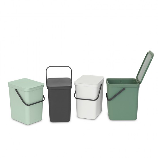 Кош за смет за разделно събиране Brabantia Sort&Go 25L, Jade Green Кош за смет за разделно събиране Brabantia Sort&Go 25L, Jade Green