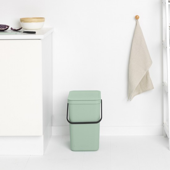 Кош за смет за разделно събиране Brabantia Sort&Go 25L, Jade Green Кош за смет за разделно събиране Brabantia Sort&Go 25L, Jade Green