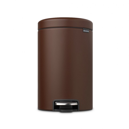 Кош за смет с педал Brabantia NewIcon 12L, Mineral Cosy Brown Кош за смет с педал Brabantia NewIcon 12L, Mineral Cosy Brown