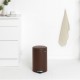 Кош за смет с педал Brabantia NewIcon 12L, Mineral Cosy Brown Кош за смет с педал Brabantia NewIcon 12L, Mineral Cosy Brown