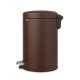 Кош за смет с педал Brabantia NewIcon 12L, Mineral Cosy Brown Кош за смет с педал Brabantia NewIcon 12L, Mineral Cosy Brown