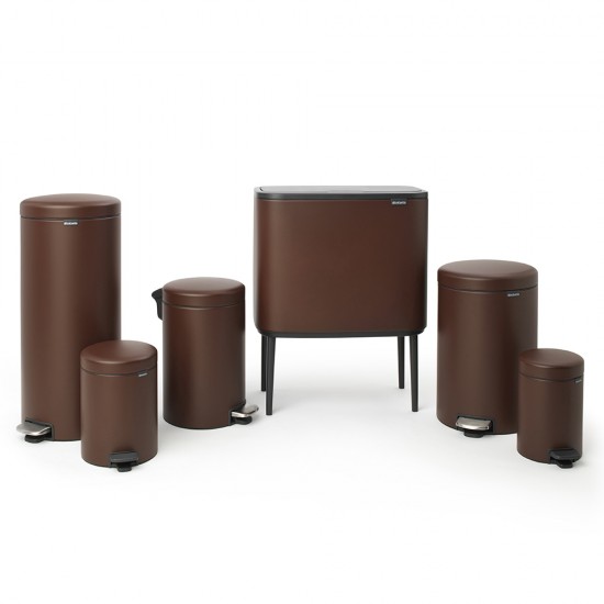 Кош за смет с педал Brabantia NewIcon 20L, Mineral Cosy Brown Кош за смет с педал Brabantia NewIcon 20L, Mineral Cosy Brown