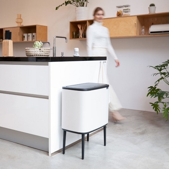 Кош за смет Brabantia Bo Touch 11+23L, Soft Beige Кош за смет Brabantia Bo Touch 11+23L, Soft Beige