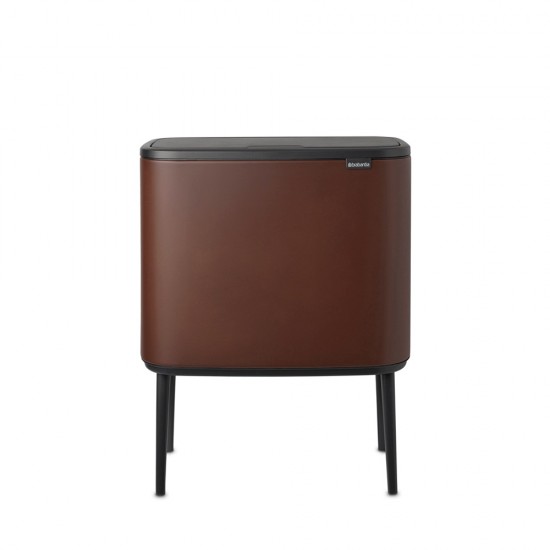 Кош за смет Brabantia Bo Touch 11+23L, Mineral Cosy Brown Кош за смет Brabantia Bo Touch 11+23L, Mineral Cosy Brown