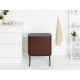 Кош за смет Brabantia Bo Touch 11+23L, Mineral Cosy Brown Кош за смет Brabantia Bo Touch 11+23L, Mineral Cosy Brown