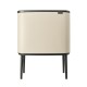 Кош за смет Brabantia Bo Touch 3x11L, Soft Beige Кош за смет Brabantia Bo Touch 3x11L, Soft Beige