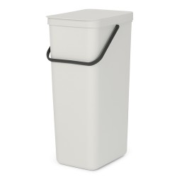 Кош за смет за разделно събиране Brabantia Sort&Go 40L, Light Grey