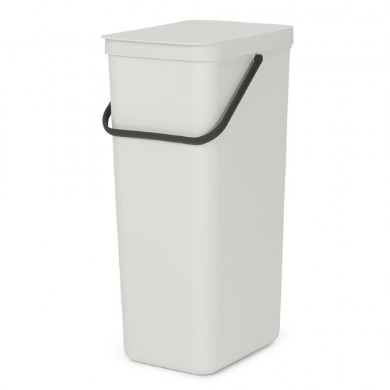 Кош за смет за разделно събиране Brabantia Sort&Go 40L, Light Grey Кош за смет за разделно събиране Brabantia Sort&Go 40L, Light Grey
