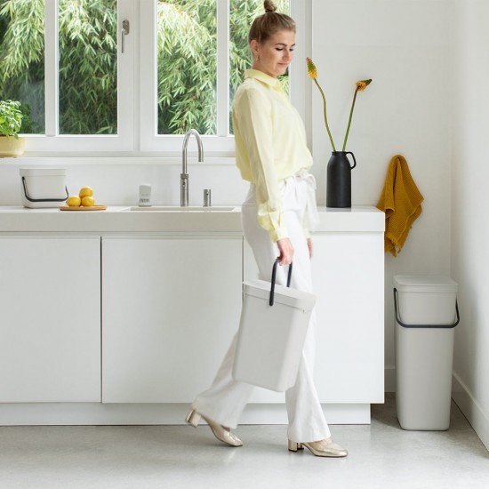 Кош за смет за разделно събиране Brabantia Sort&Go 40L, Light Grey Кош за смет за разделно събиране Brabantia Sort&Go 40L, Light Grey