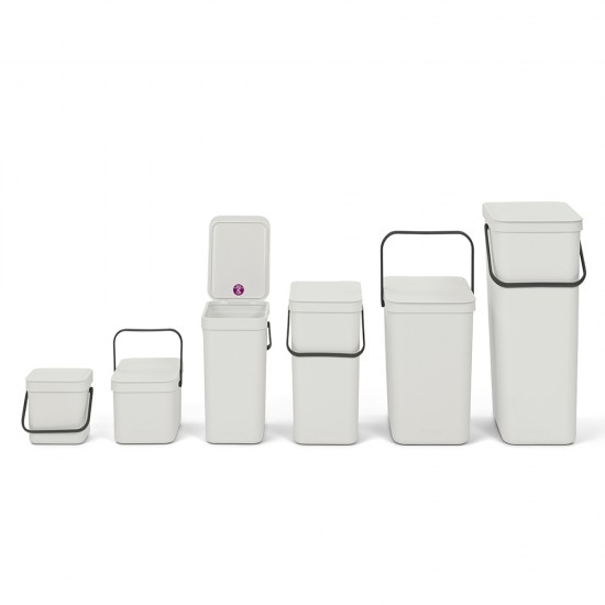 Кош за смет за разделно събиране Brabantia Sort&Go 40L, Light Grey Кош за смет за разделно събиране Brabantia Sort&Go 40L, Light Grey