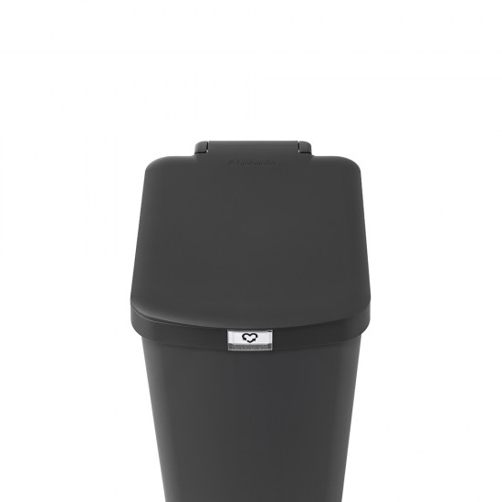 Кош за смет с педал Brabantia StepUp 40L, Dark Grey Кош за смет с педал Brabantia StepUp 40L, Dark Grey