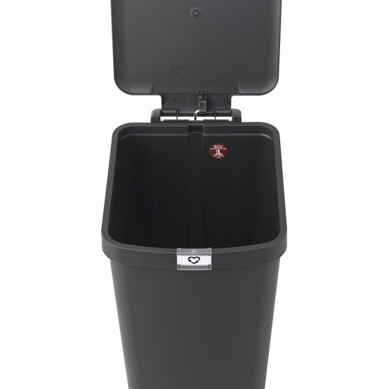 Кош за смет с педал Brabantia StepUp 40L, Dark Grey Кош за смет с педал Brabantia StepUp 40L, Dark Grey