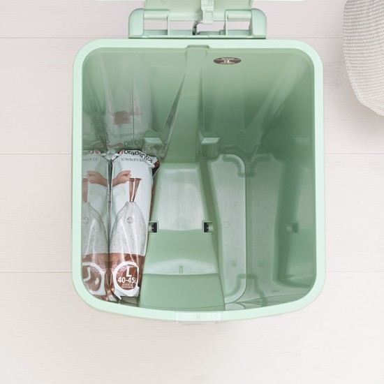Кош за смет с педал Brabantia StepUp 40L, Jade Green Кош за смет с педал Brabantia StepUp 40L, Jade Green