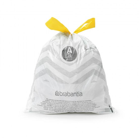 Торба за кош Brabantia PerfectFit Sort&Go/Touch размер A, 3L, 40 броя, пакет