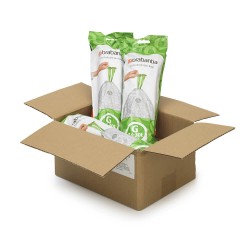 Торба за кош Brabantia PerfectFit NewIcon/Touch размер G, 23-30L, 120 броя, кутия