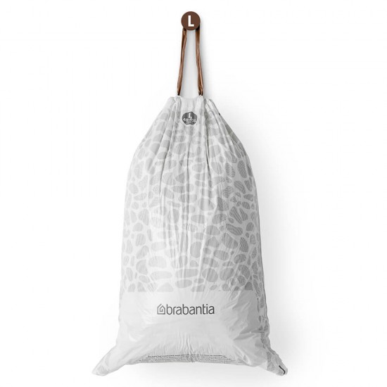 Торба за кош Brabantia PerfectFit FlatBack+/Touch размер L, 40-45L, 20 броя, ролка