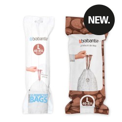Торба за кош Brabantia PerfectFit FlatBack+/Touch размер L, 40-45L, 20 броя, ролка