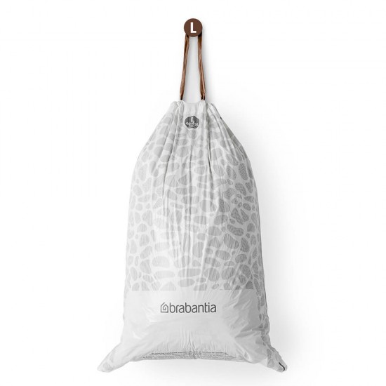 Торба за кош Brabantia PerfectFit FlatBack+/Touch размер L, 40-45L, 40 броя, пакет