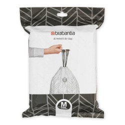 Торба за кош Brabantia PerfectFit Bo размер М, 60L, 40 броя, пакет